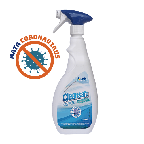 Cleansafe- Detergente Desinfetante Spray- Labnews-750ml